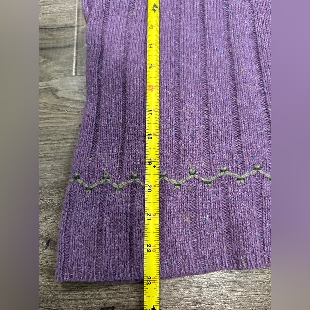 Vintage Woolrich Purple Knit Sweater Vest L - Picture 4 of 10